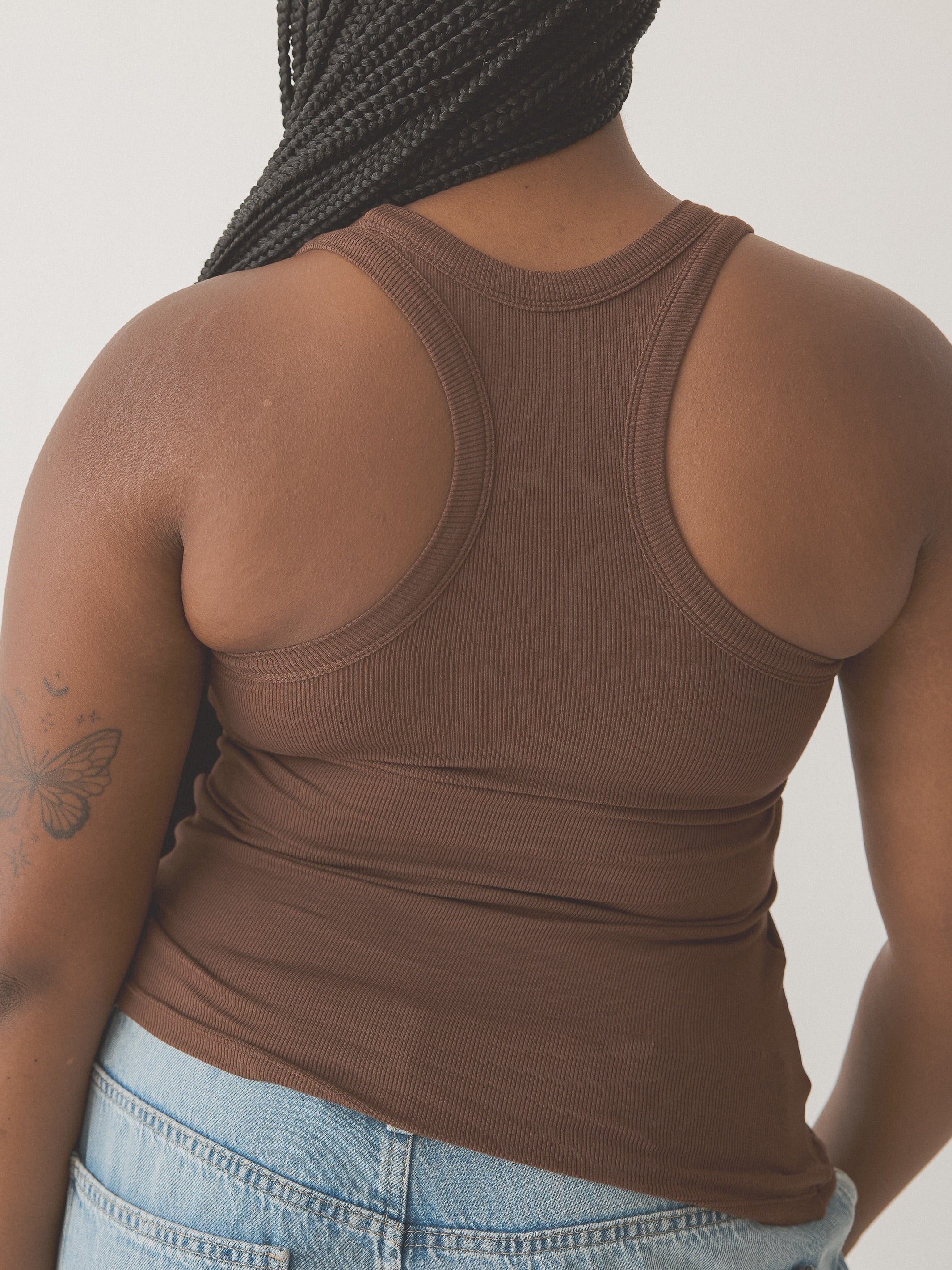 Ribbed Scoop Racerback Brami | Klassy