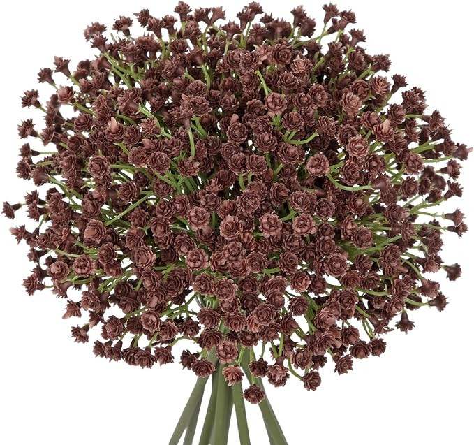 Baby's Breath Artificial Flowers Bulk 10 Pack (30pcs) Faux Baby Breath Plastic Flower Fake Gypsop... | Amazon (US)