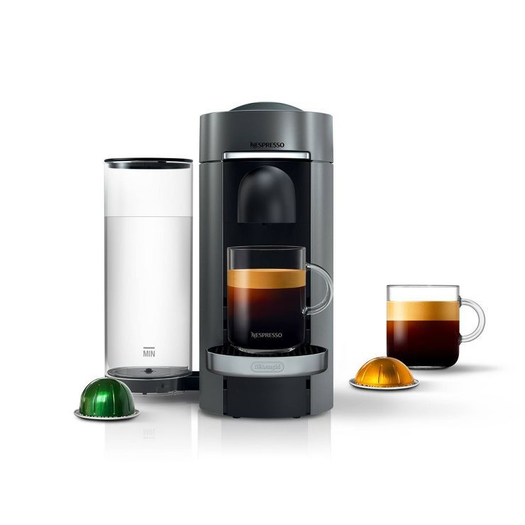 Nespresso Vertuo Plus Deluxe Coffee and Espresso Machine by De'Longhi - Titan | Target