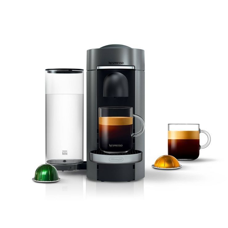 Nespresso Vertuo Plus Deluxe Coffee and Espresso Machine by De&#39;Longhi - Titan | Target