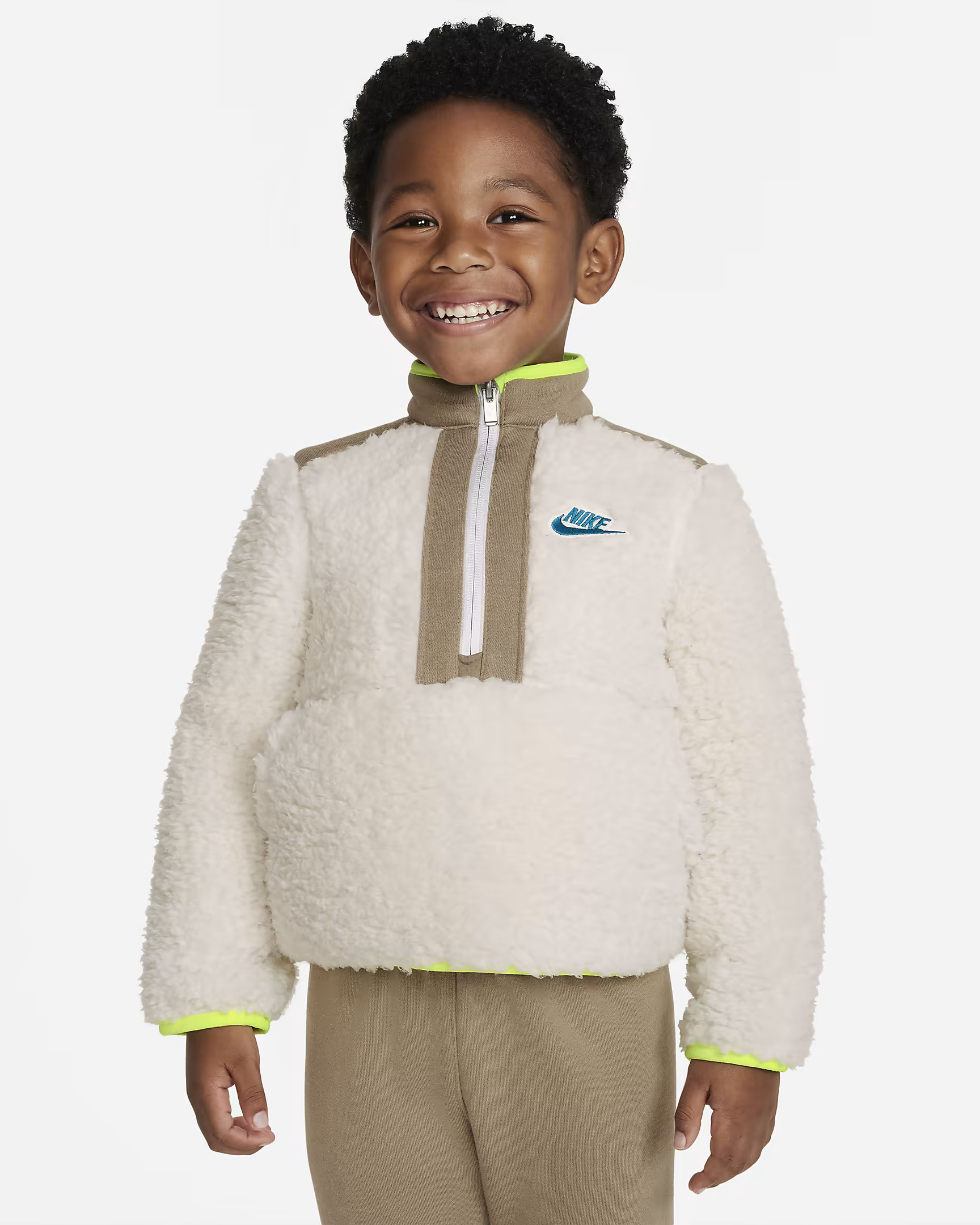Nike Sportswear Illuminate Sherpa Half-Zip Jacket Toddler Jacket. Nike.com | Nike (US)