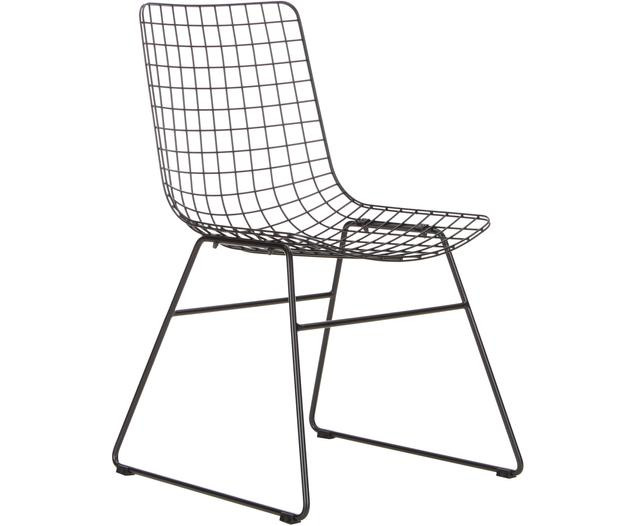 Metall-Stuhl Wire in Schwarz | WestwingNow EU
