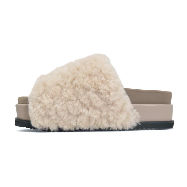 ROAM CLOUD STACK NATURAL FAUX SHEARLING | ROAM
