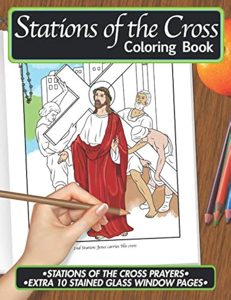 Stations of the Cross Coloring Book: Color • Pray • Relax • Repeat Series | Amazon (US)