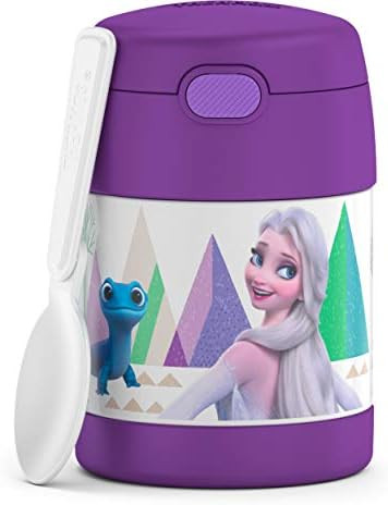 THERMOS FUNTAINER 10 Ounce Stainless Steel Vacuum Insulated Kids Food Jar, Frozen 2 | Amazon (US)