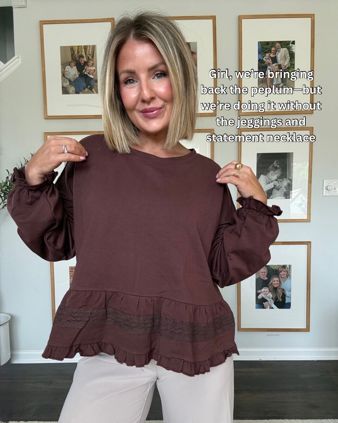 This is the cutest top for fall!!

#LTKmomlife #LTKgrwm #LTKSeasonal