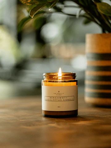 Bergamot + Eucalyptus Candle | Primally Pure