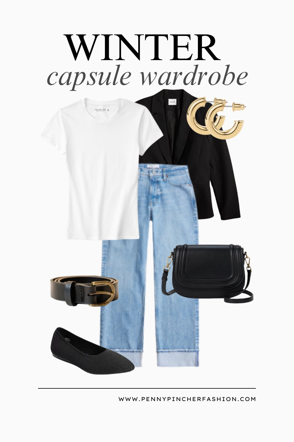 Another timeless look from the winter capsule! More on my blog and LTK! I get the jeans in a long or extra long length to cuff them!

#LTKStyleTip #LTKWorkwear #LTKSeasonal