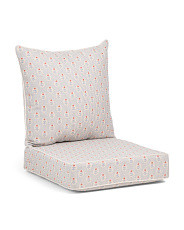 Made In Usa Floral Print Jacquard Seat Cushion And Back Pillow Set | Throw Pillows | Marshalls | Marshalls