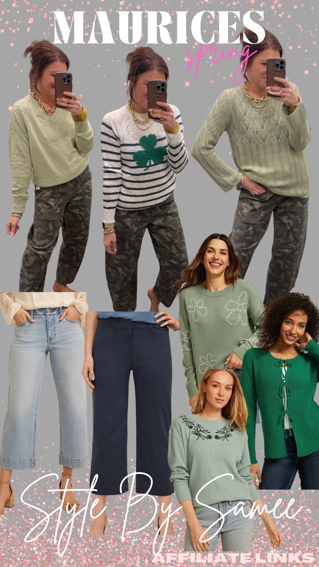 Green for spring! Transition into spring with these green tones and perfect for St Patrick’s Day! 
@Maurices  
Outfit inspo | holiday | spring style | sale | barrel | work ootd | teacher style 

#LTKSeasonal #LTKOver40 #LTKSaleAlert