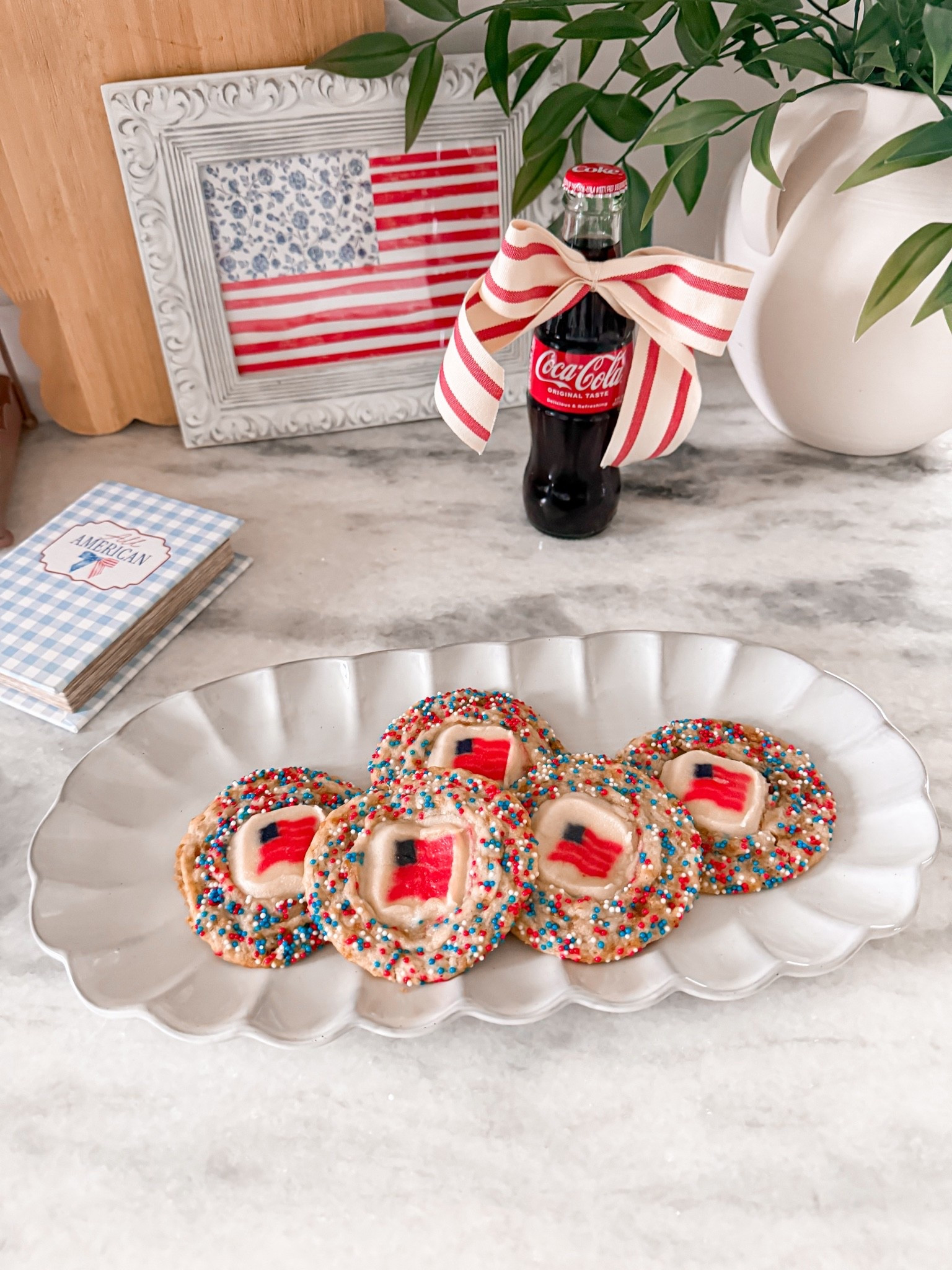 the cutest little patriotic cookie combo for Memorial Day + Fourth of July ❤️🤍💙

linked the exact cookies, sprinkles, platter + hosting details here 🇺🇸✨

summer hosting | Memorial Day party | Fourth of July desserts | patriotic hosting ideas | red white and blue party | easy dessert idea | Americana

#LTKfoodie #LTKSeasonal #LTKHome