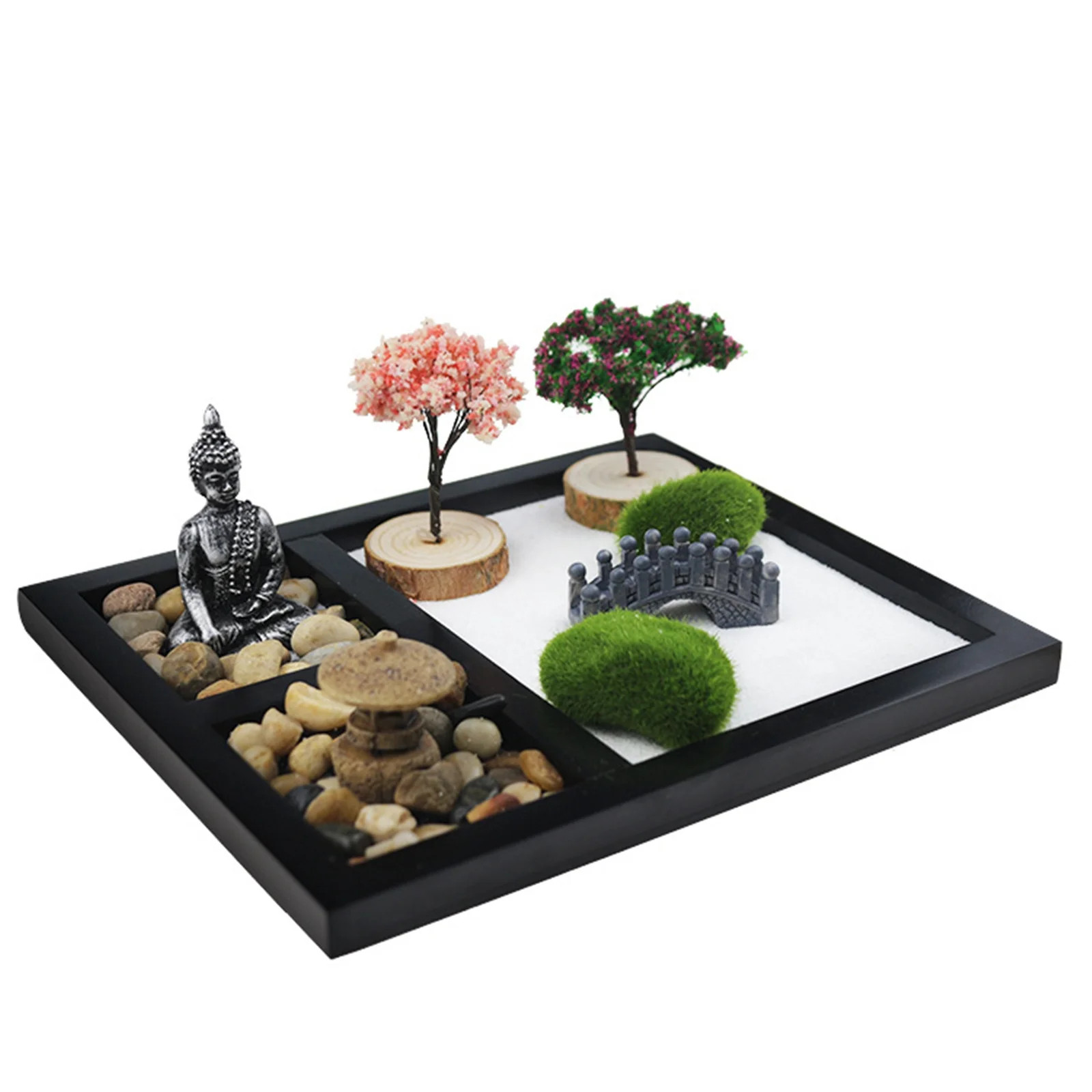 Alexsix Zen Sand Garden Kit Creative Micro Landscape Ornament Decompression Gadgets for Home Livi... | Walmart (US)