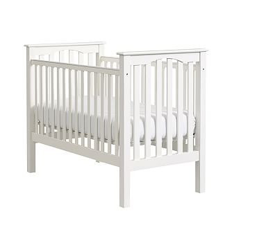 Kendall Fixed Gate Crib, Simply White | Pottery Barn Kids