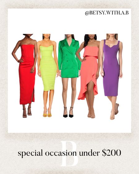 Special occasion dresses for your upcoming weddings, parties, and vacations. All dresses are under $200. 

#LTKstyletip #LTKSeasonal #LTKwedding