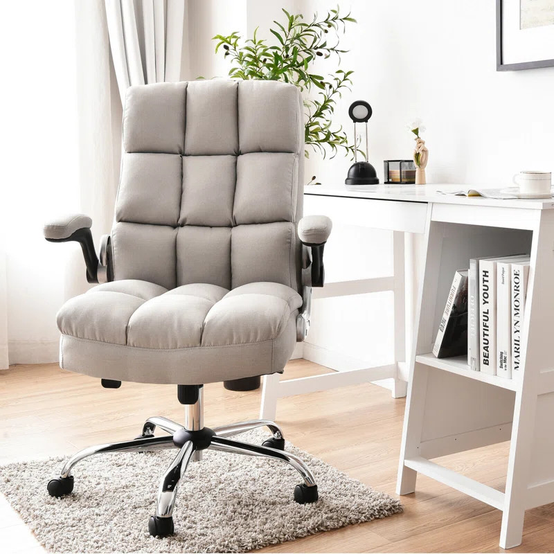 Dois Linen Executive Chair | Wayfair North America