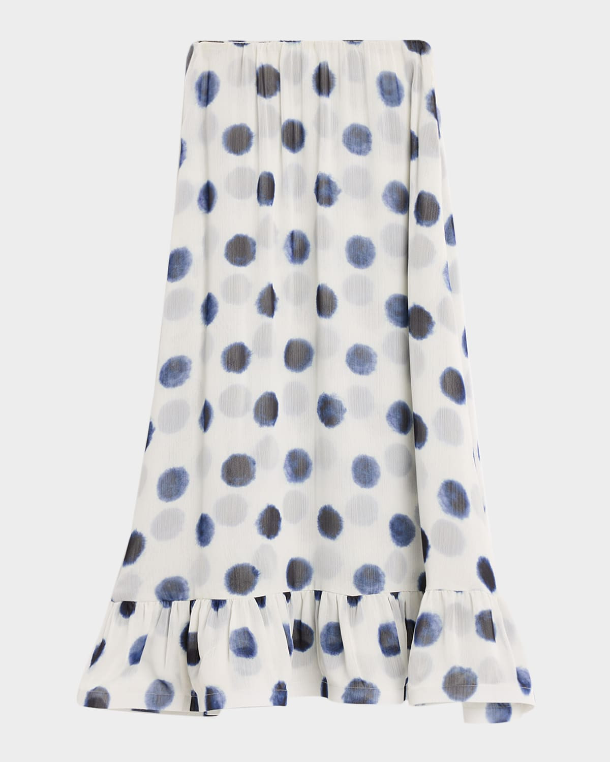 Hope Polka-Dot Chiffon Maxi Skirt | Neiman Marcus