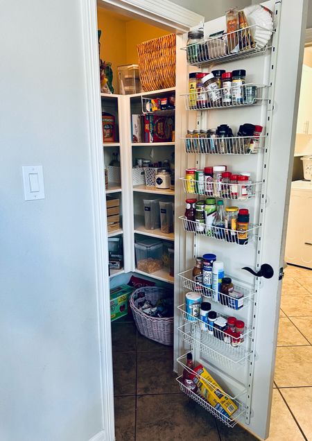 My new pantry door organizer! Super easy to install and very sturdy. Only $50!

#LTKhome #LTKfindsunder50
