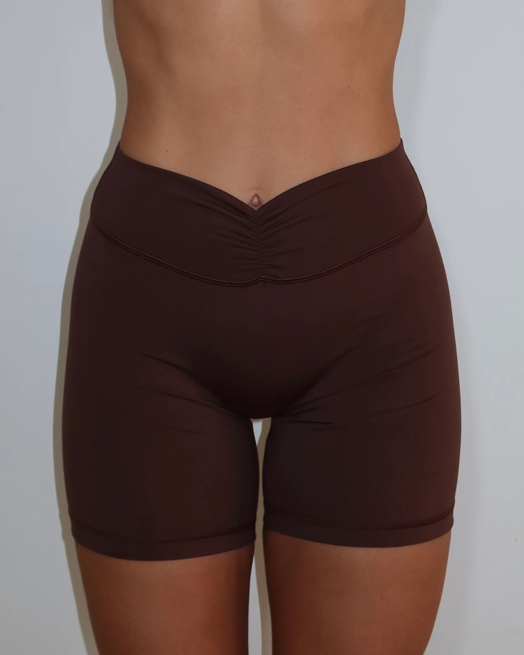 Scrunch Short - Mocha Brown | Liaison the Label