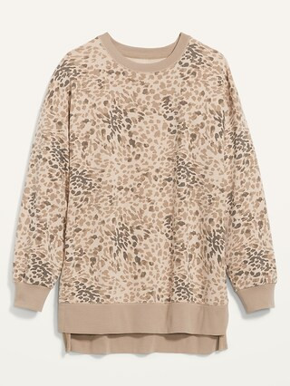 Oversized Vintage Tunic Sweatshirt for Women | Old Navy (US)