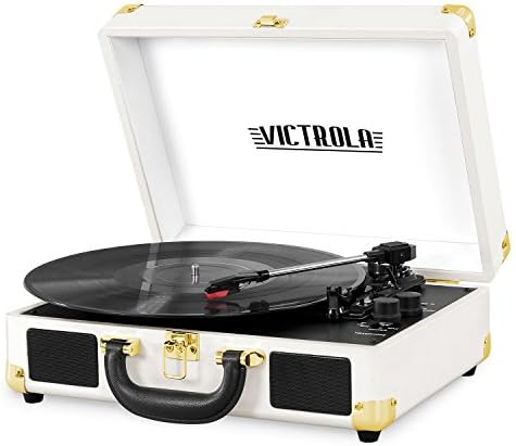 Victrola Vintage 3-Speed Bluetooth Portable Suitcase Record Player with Built-in Speakers | Upgra... | Amazon (US)