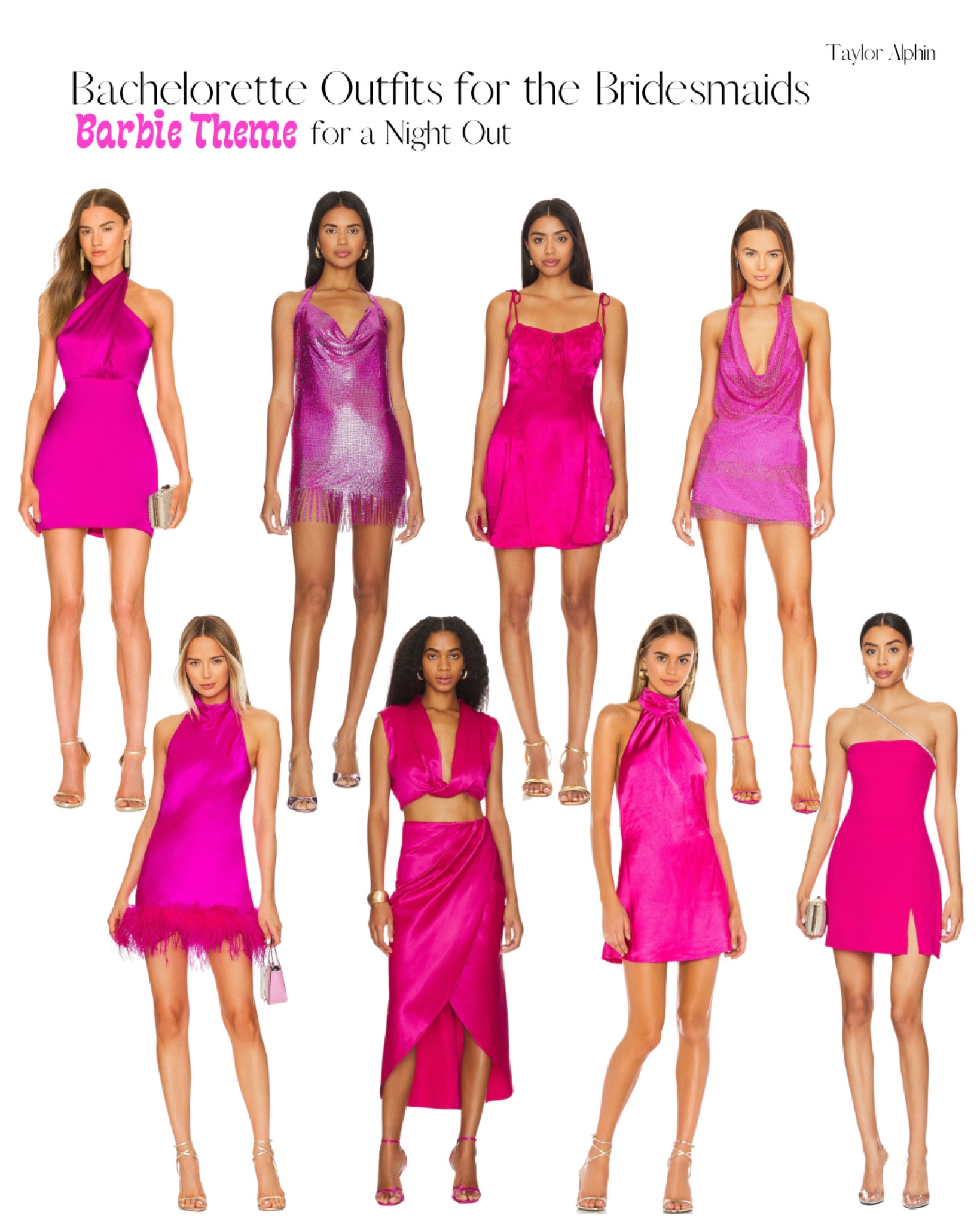 BARBIE CORE💓💖💘💝🩷

The perfect theme for a bachelorette!  I love this trend and am so excited for the new movie✨✨

#Bachelorette #BachParty #BarbieBach #Barbie #BarbieTheme #BarbieCore #BarbiePink #PinkTheme #Pink #PinkDress #PinkMiniDress #MiniDress #NightOutDress #Fringe #Sequins #CutOuts #Satin #Bride #BridetoBe #Wedding 