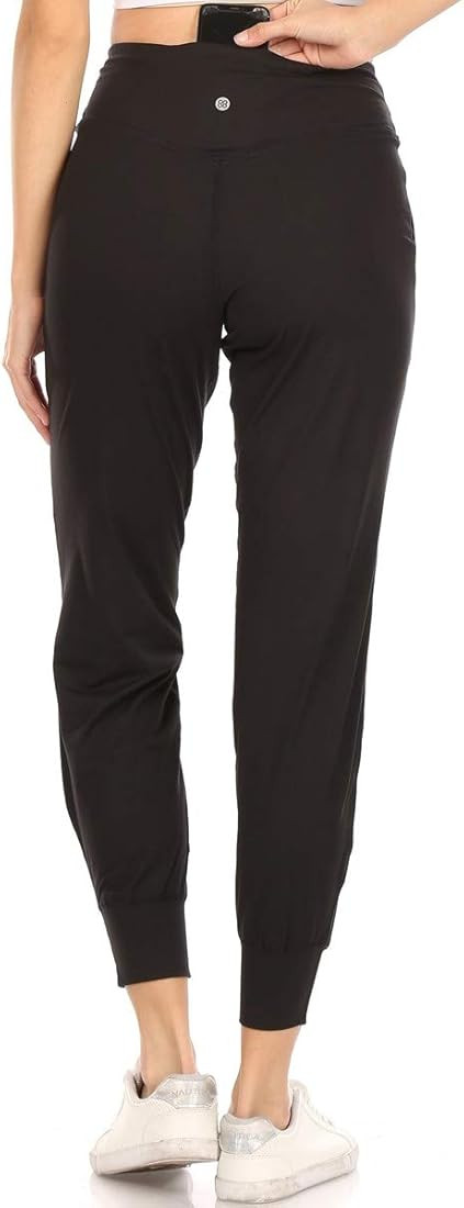 Leggings Depot Women's ActiveFlex Slim-fit Jogger Pants with Pockets Athletic Joggers for Workout... | Amazon (US)
