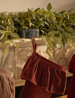 Bertram Stocking Holder, Green | Lulu and Georgia 