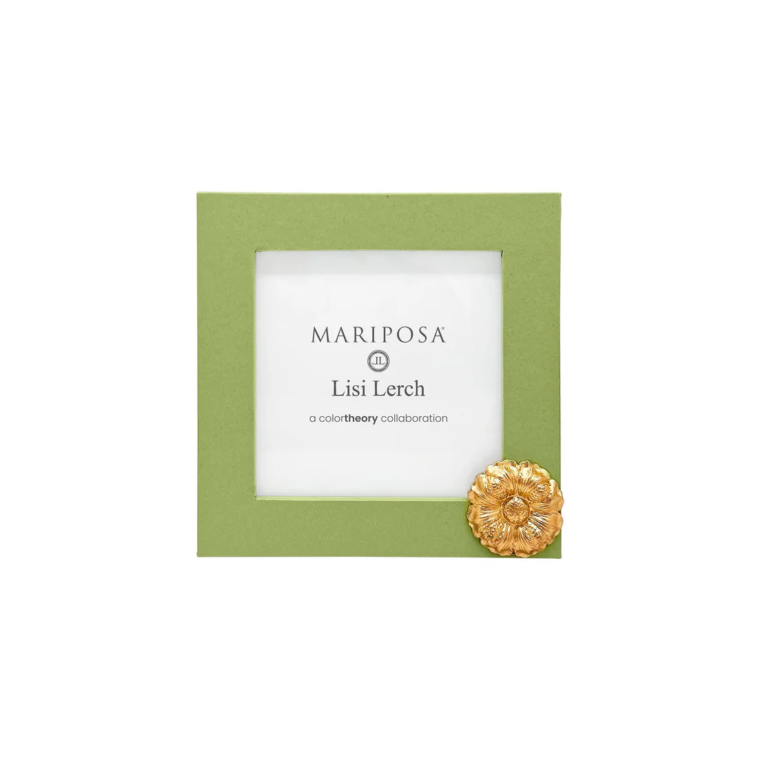 Flower Meadow Green 4x4 Frame | Mariposa