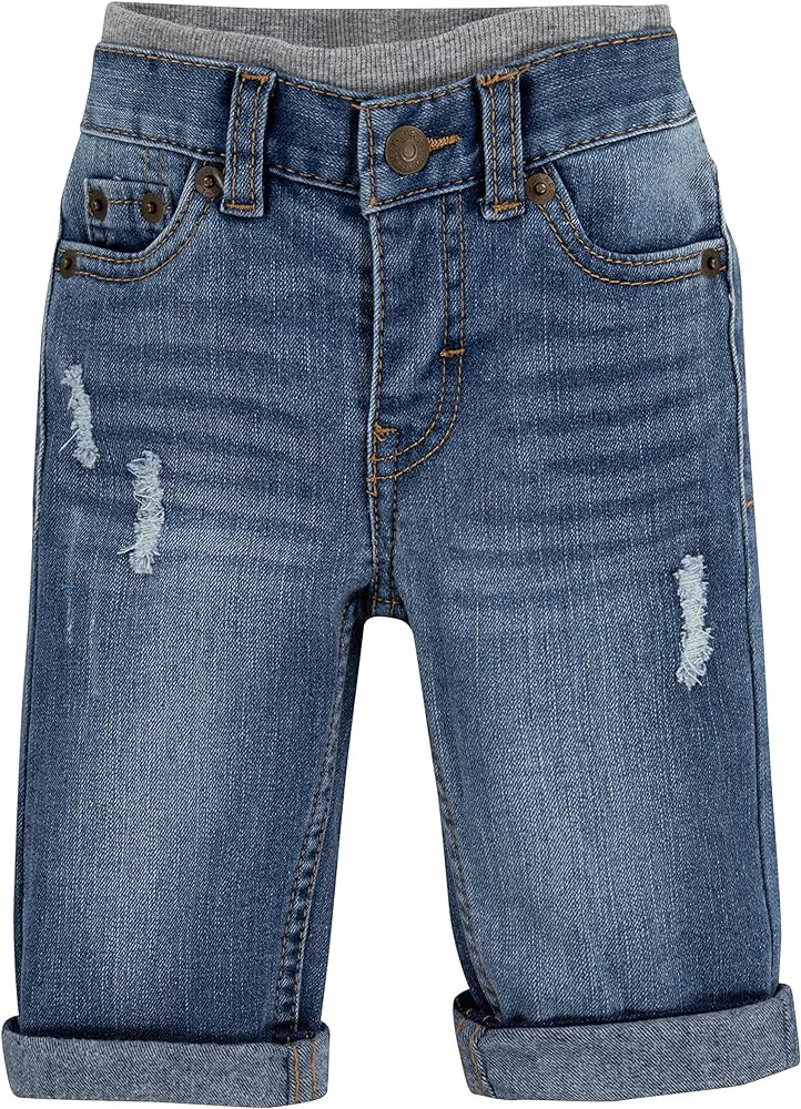 Amazon.com: Levi's Baby Boys' Little Straight Fit Jeans, Vintage Sky, 9M: Clothing, Shoes & Jewel... | Amazon (US)