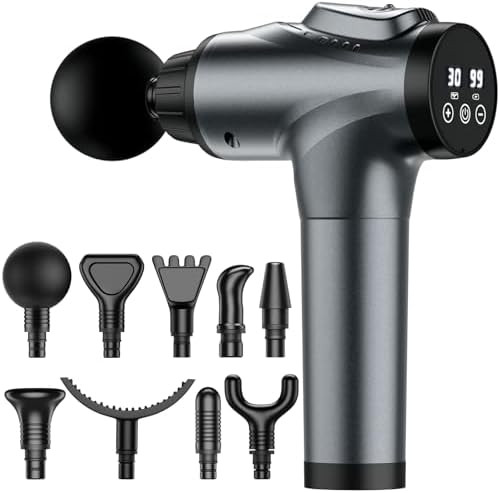 Massage Gun, Muscle Massage Gun for Athletes Handheld Electric Deep Tissue Back Massager, Percuss... | Amazon (US)