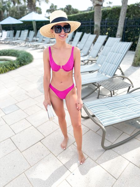 Abercrombie bikini on sale with code SUITEAF! Abercrombie high leg cheeky bikini XS. XS in bikini top. Resort wear. Honeymoon. Vacation outfit. Swimsuits on sale! Favorite beach hat. Gucci sunglasses. The nightingale book - so good!!

#LTKsalealert #LTKswim #LTKtravel