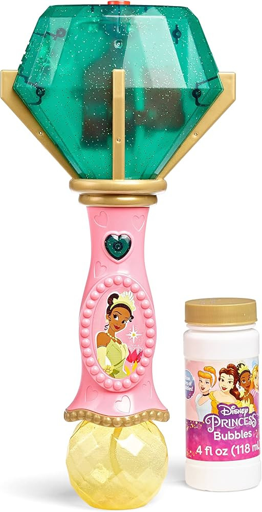Little Kids Disney Princess and The Frog Tiana Light and Sound Musical Bubble Wand, Includes Bubb... | Amazon (US)