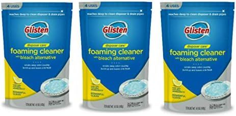 Summit Brands Glisten Disposer Care Foaming Cleaner, Lemon Scent, 3 Pack (12 Uses) | Amazon (US)