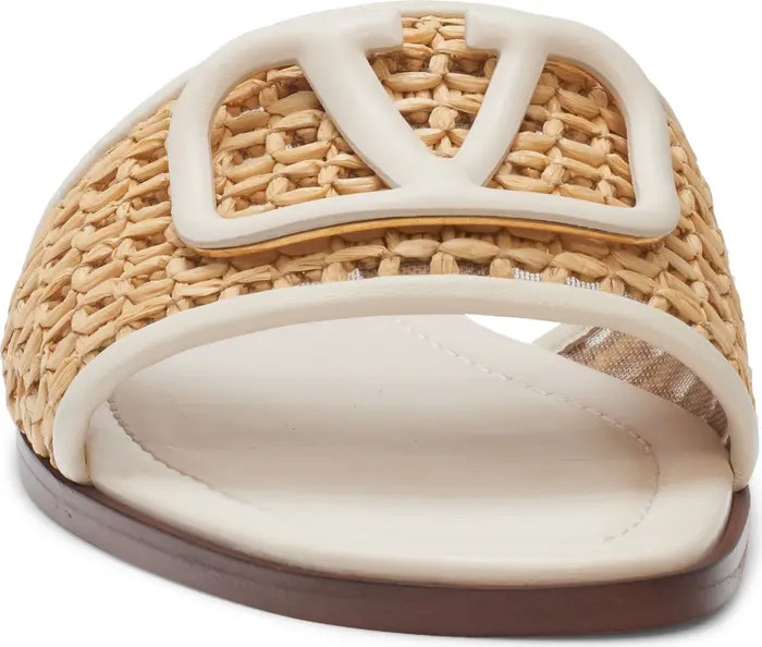 VLOGO Raffia Slide Sandal (Women) | Nordstrom