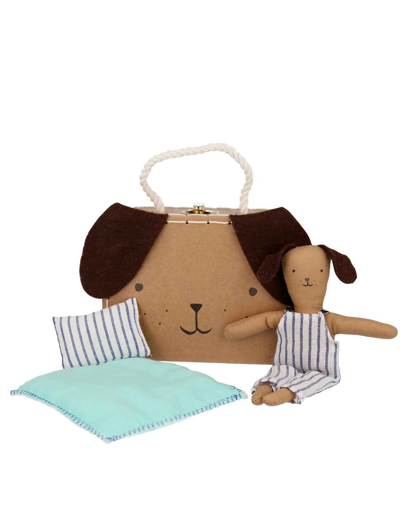 Meri Meri Stripy Puppy Mini Suitcase Doll | Janie and Jack
