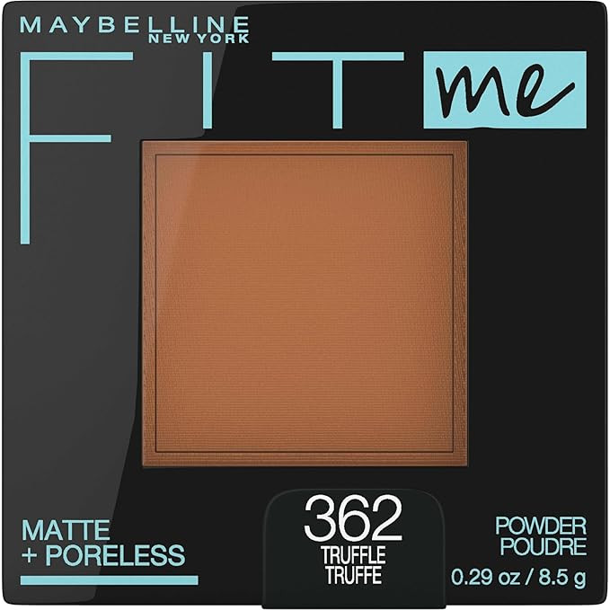 Maybelline Fit Me Matte + Poreless Pressed Face Powder Makeup & Setting Powder, Truffle, 1 Count | Amazon (US)