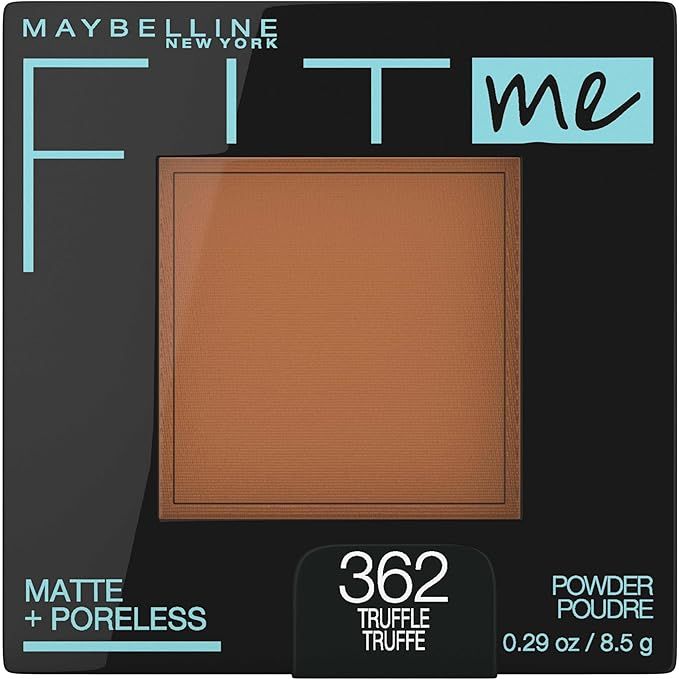 Maybelline Fit Me Matte + Poreless Pressed Face Powder Makeup & Setting Powder, Truffle, 1 Count | Amazon (US)