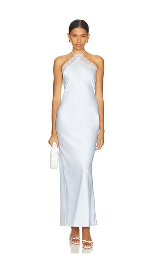 Libbie Gown in Light Blue | Revolve Clothing (Global)