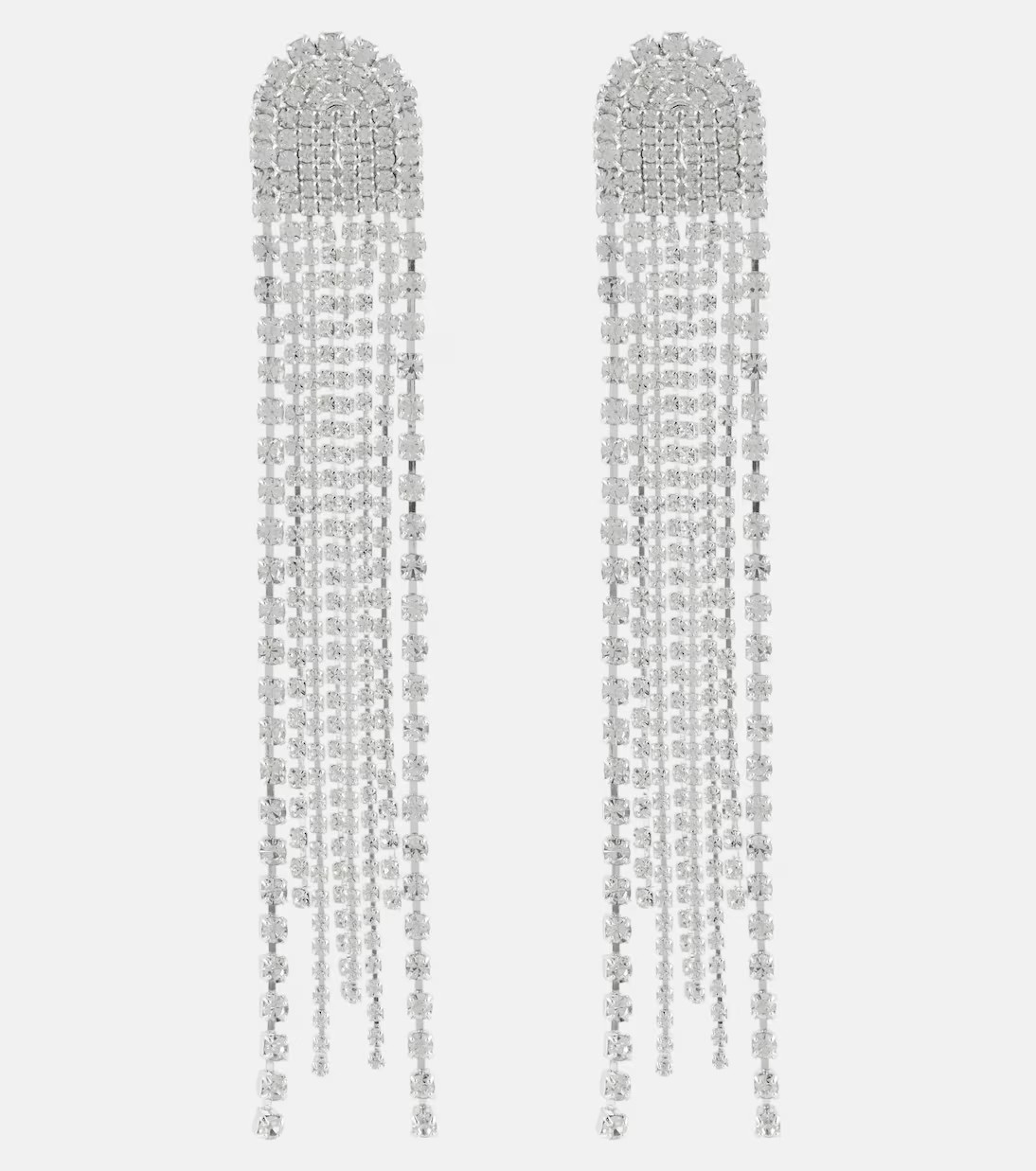 Crystal-embellished drop earrings | Mytheresa (US/CA)
