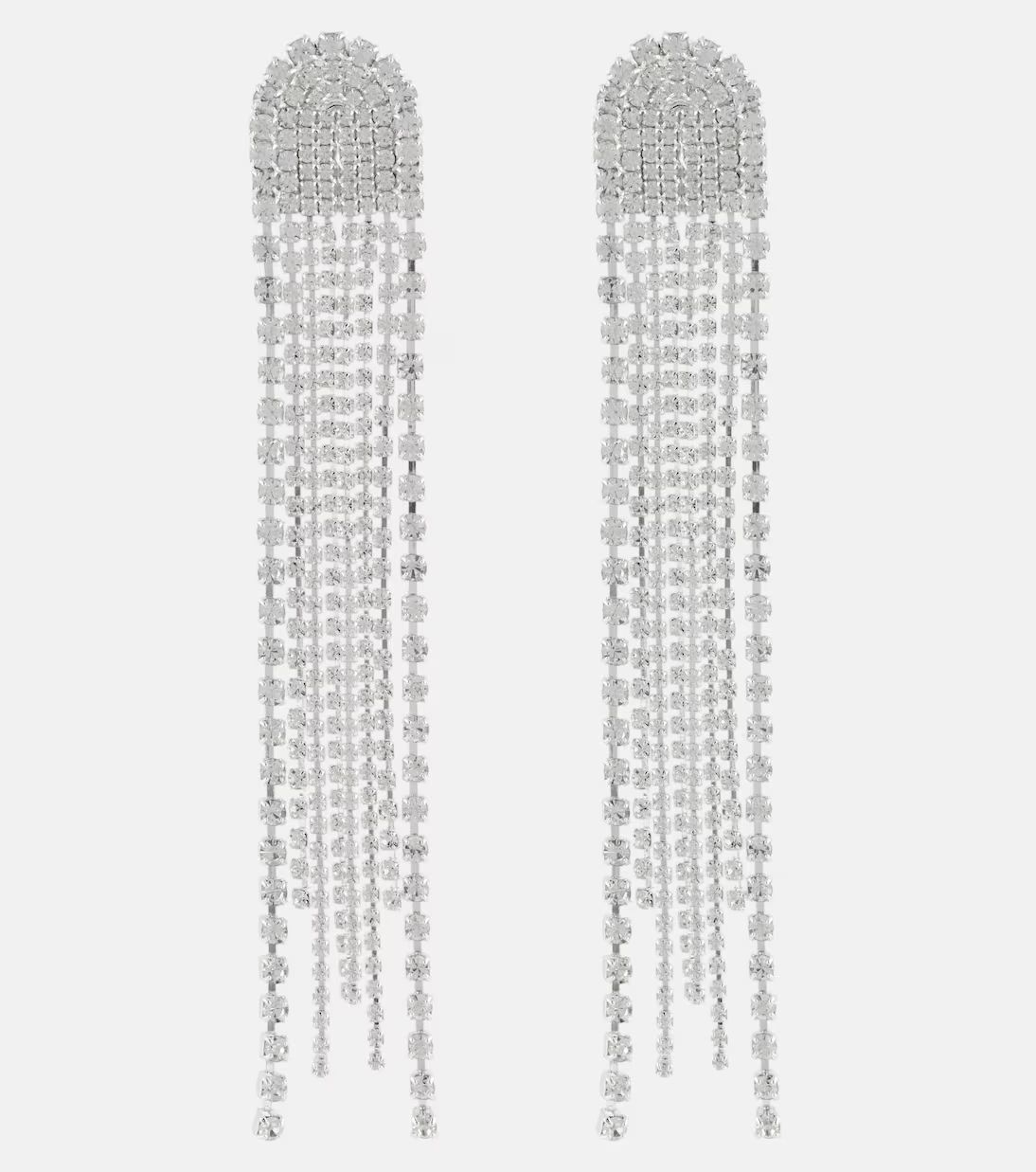 Crystal-embellished drop earrings | Mytheresa (US/CA)