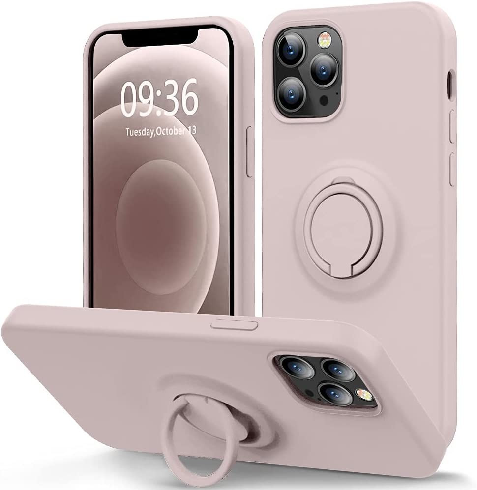 Amazon.com: MOCCA Compatible with iPhone 12 Case, iPhone 12 Pro Case 6.1inch with Ring Kickstand... | Amazon (US)