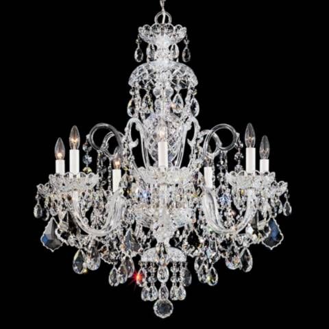 Schonbek Olde World 25" Wide Swarovski Crystal Chandelier | Lamps Plus