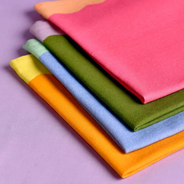 Raspberry Blossom Set of 4 Cotton Napkins | Dunelm (migrated)