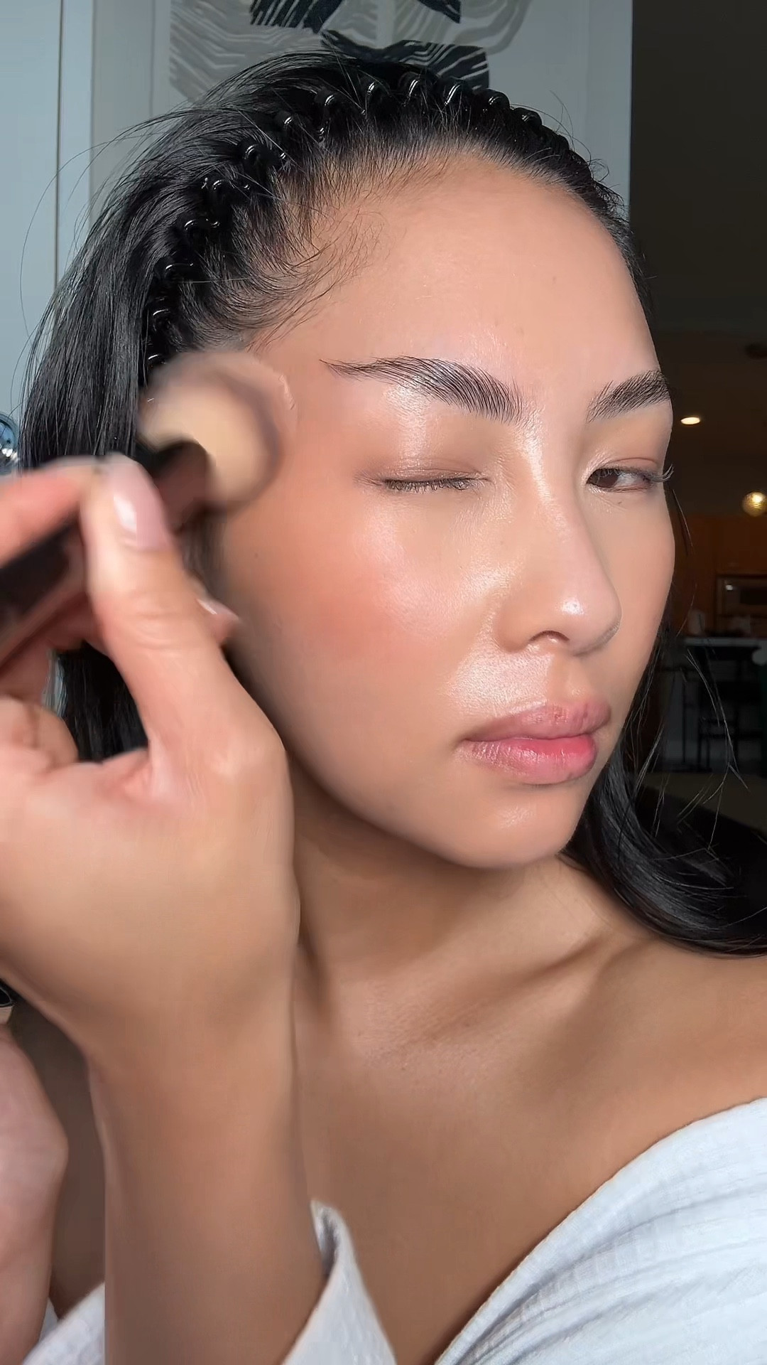 Todays makeup look 

Concealer for all over face - praline 
Undereye concealer - light 24
Eyeshadow stick - toasty
Bronzer - light medium 
Blush - firemoon 
Lip liner - rich mauve 
lip balm / gloss- boba bounce 

#LTKSummerEdit #LTKBeauty #LTKFindsUnder50