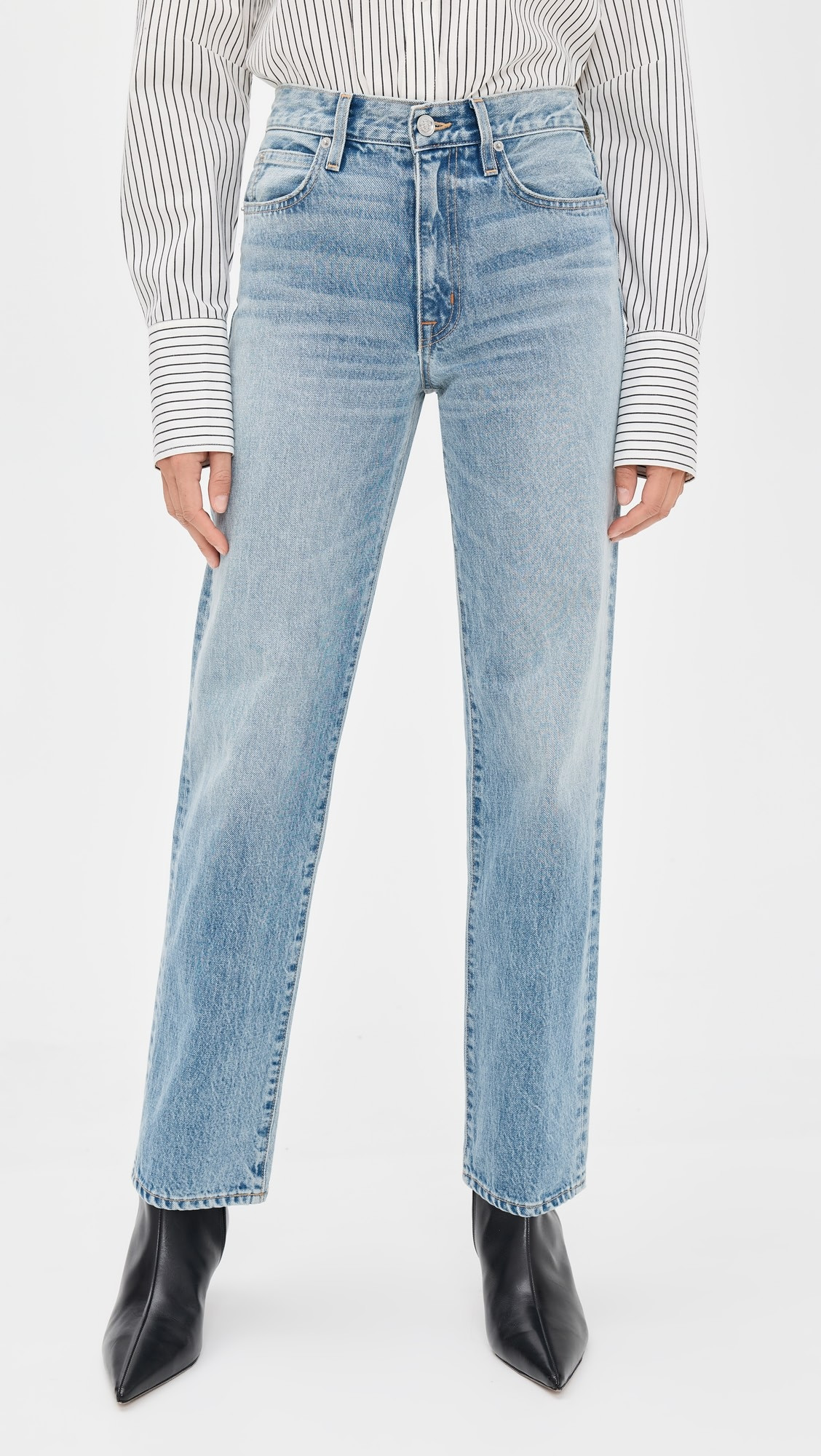 Kendra High Rise Straight Jeans | Shopbop