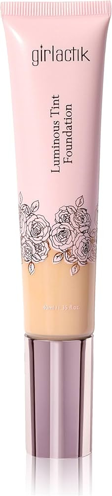Girlactik Luminous Tint Foundation – Hydrating 2-in-1 Tinted Moisturizer & Buildable Foundation... | Amazon (US)
