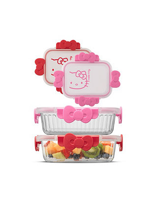 Hello Kitty Fluted Food Storage Containers, Set of 2 | Macy's