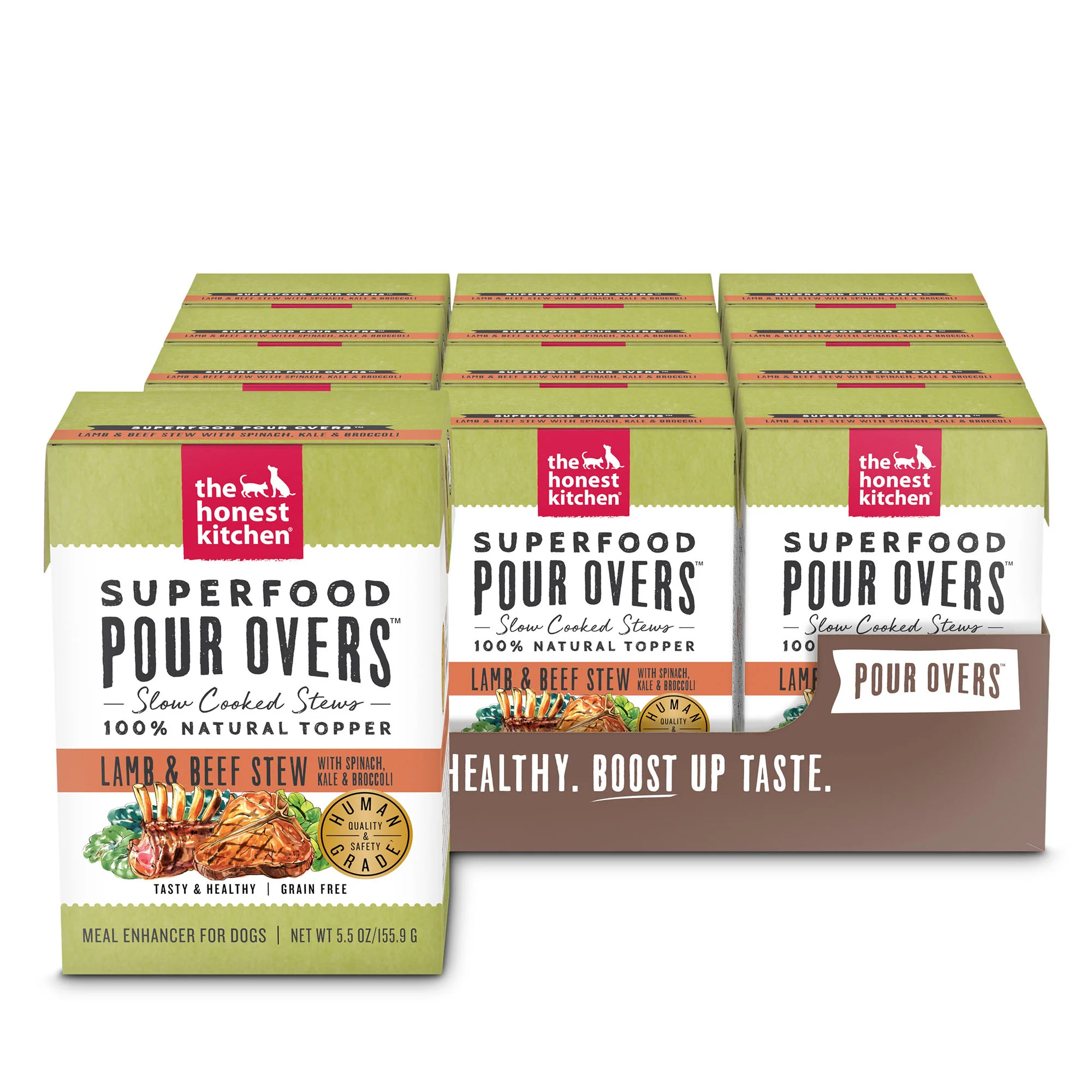 12PK Superfood Pour Overs - Lamb & Beef | The Honest Kitchen