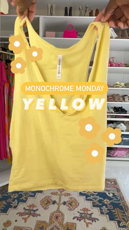 Yellow monochrome Monday look! Featuring these curve loving plaid pants, crop top, and dress shirt 💛 

missguided, Nordstrom, lulu’s, aesthetic style, charlotte, nc, goodtomicha, summer style, fall transitional style 

#LTKSeasonal #LTKstyletip #LTKfindsunder50