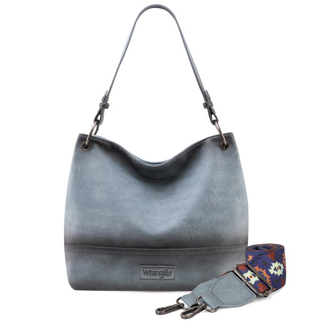 Wrangler Hobo Bags for Women Leather Tote Bag Shoulder Bag Top Handle Satchel Purses and Handbags... | Walmart (US)